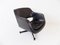 Black Leather Lounge Chair by Olli Mannermaa for Asko Oy, 1970s 16