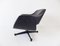 Black Leather Lounge Chair by Olli Mannermaa for Asko Oy, 1970s 3