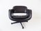 Black Leather Lounge Chair by Olli Mannermaa for Asko Oy, 1970s 1