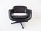 Black Leather Lounge Chair by Olli Mannermaa for Asko Oy, 1970s, Image 1