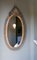 Ovaler Korbgeflecht Spiegel, 1960er 3