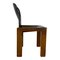Walnut & Black Leather Model 121 Dining Chairs & Extendable Model 778 Dining Table by Tobia & Afra Scarpa for Cassina, 1968, Set of 5, Image 15