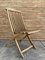 Cunard Line Teak Slat Back Deck Folding Chair from Scan Com, 1960s, Set of 2 7