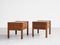 Tables de Chevet en Teck, Danemark, 1960s, Set de 2 2