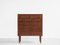 Mid-Century Danish Chest of 6 Drawers in Teak with Long Drawer Handle, Image 1