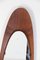 Oval Mirror with Teak Frame by Campo E Graffi, Italy 4