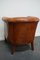 Club chair vintage in pelle color cognac, Paesi Bassi, Immagine 6