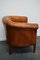 Fauteuil Vintage Cognac en Cuir, Pays-Bas 4