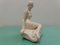 Art Deco Keramikskulptur von Nude Woman Sitting, 1940er 2