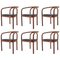 Chaises de Salon en Bois Courbé Ton, Tchécoslovaquie, Set de 6 1
