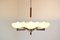 Vintage Glass Chandelier, 1960s, Image 10