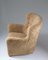 Mid-Century Scandinavian Lounge Chair in Sheepskin 6