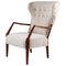 Mid-Century Scandinavian Sheepskin Lounge Chair 1