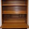 Vintage Teak Bookcase with Desk Section, 1960s 4