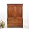 Antiker georgischer Linen Press Schrank 1