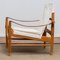 Swedish Safari Lounge Chair by Hans Olsen for Viska Möbler, 1960s 6