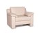 Flex Plus Sessel aus Cremefarbenem Leder von Ewald Schillig 1
