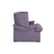 Maralunga Purple Armchair and Ottoman from Cassina, Set of 2, Image 10
