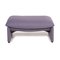 Maralunga Purple Armchair and Ottoman from Cassina, Set of 2, Image 13