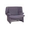 Maralunga Purple Armchair and Ottoman from Cassina, Set of 2 8