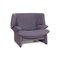 Maralunga Purple Armchair and Ottoman from Cassina, Set of 2, Image 8