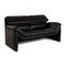 Black Leather Sofa by Hans Kaufeld for de Sede 7