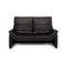 Black Leather Sofa by Hans Kaufeld for de Sede 3