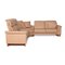 Paradise Beige Leather Corner Sofa from Stressless 9