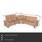 Paradise Beige Leather Corner Sofa from Stressless 2