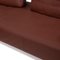 Dono Brown Leather Sofa by Rolf Benz 3