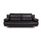 6500 Dark Blue Leather Sofa by Rolf Benz, Image 1