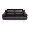 6500 Dark Blue Leather Sofa by Rolf Benz 8