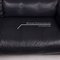 6500 Dark Blue Leather Sofa by Rolf Benz, Image 4