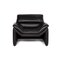 Black Leather Armchair by Hans Kaufeld for de Sede, Image 7