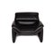 Black Leather Armchair by Hans Kaufeld for de Sede 6