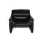 Fauteuil en Cuir Noir par Hans Kaufeld pour de Sede 6