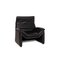 Black Leather Armchair by Hans Kaufeld for de Sede 3