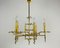 Geometric Crystal Glass Chandelier from Palwa, Germany, 1960s, Image 3