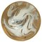 Brass and Blown Murano Glass Flush Mount from Hillebrand, Austria, Image 1