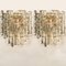 Ice Glass Wall Sconces by J.t. Kalmar from Kalmar, Austria, 1970s, Image 6