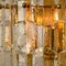 Lámpara de pared Palazzo de latón dorado y vidrio de JT Kalmar, Imagen 13