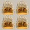 Lampada da parete Palazzo in ottone dorato e vetro di JT Kalmar, Immagine 17