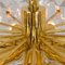 Palazzo Light Fixtures in Gilt Brass and Glass by J. T. Kalmar, 1970s, Set of 7 4