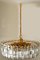 Large Palazzo Chandelier in Gilt Brass and Glass from Kalmar, Austria, 1970s 19