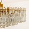 Large Palazzo Chandelier in Gilt Brass and Glass from Kalmar, Austria, 1970s 7