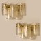 Large Massive Glass Wall Sconces in the Style of Kalmar, Set of 2 11