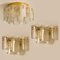 Large Massive Glass Wall Sconces in the Style of Kalmar, Set of 2 13