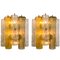 Lampade da parete grandi in vetro di Murano di Barovier & Toso, set di 2, Immagine 9