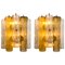 Lampade da parete grandi in vetro di Murano di Barovier & Toso, set di 2, Immagine 3