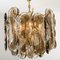 Large Chandeliers in Citrus Swirl Smoked Glass from Kalmar, Austria, 1969, Set of 2, Image 14